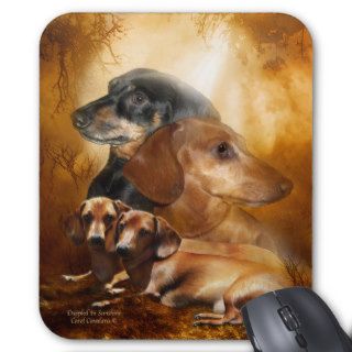 Doxies   Dappled In Sunshine Mousepad