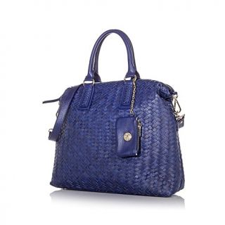 Carol Brodie Accessorize Your Life Woven Satchel with Removable Mini Bag