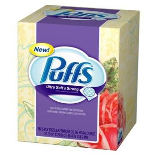 Puffs Ultra Soft & Strong Facial Tissue 56 ct