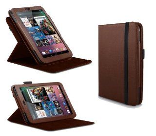 iTALKonline PADWEAR ADVANCED Executive BROWN ROTATING 360 DEGREES PORTRAIT / LANDSCAPE Wallet Case Cover Stand With SMART TILT and STYLUS PEN For Google Nexus 7 Android 4.1 7" Tablet 8GB / 16GB Computers & Accessories