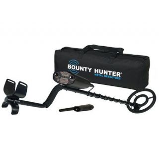 Bounty Hunter Quick Draw Metal Detector with Bag and Pointer —