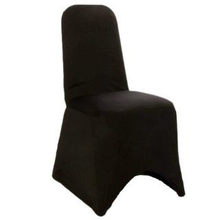 OurWarm Black Spandex Chair Cover Lycra Wedding Party (Pack of 50pcs)   Dining Chair Slipcovers