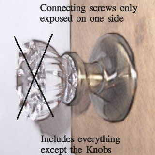 Universal Retrofit Kit to Install your Antique Knobs in modern doors. Old Brass finish with removable O'Ring to fit any Antique Knobs, Simple to install no adapters needed   Doorknobs  