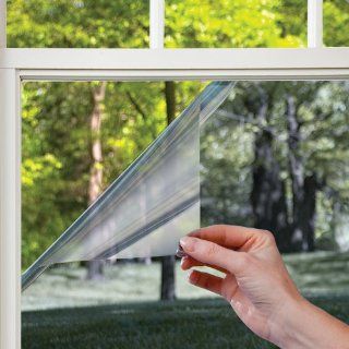 Gila PRS361 Daytime Privacy Window Film, 36 Inch x 15 Feet, Mirror   Weatherproofing Window Insulation Kits  
