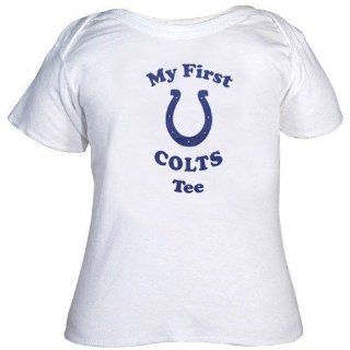 Reebok Indianapolis Colts Infant White My First Tee T shirt  Athletic T Shirts  Sports & Outdoors