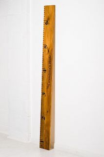 personalised ruler height chart by lime lace
