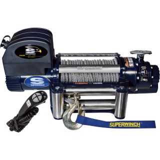 Superwinch 12 Volt DC Truck Winch with Remote — 12,500-Lb. Capacity, Model# 1695200  12,000 Lb. Capacity   Above Winches
