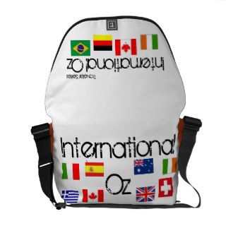 International Oz   Global Flag Travel Bag Messenger Bag