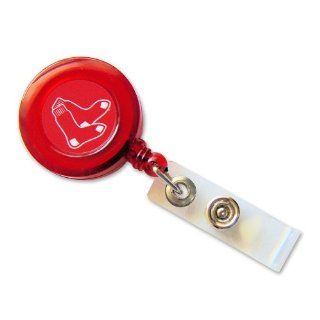 Boston Red Sox Collegiate Sports Team Logo Retractable Badge Reel Id Ticket Clip Sports & Outdoors