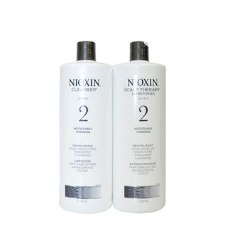 Nioxin System 2 Cleanser & Scalp Therapy Liter Duo Nioxin Hair Care Sets