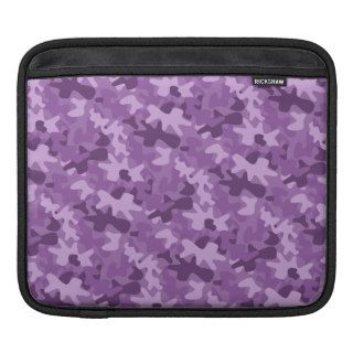 PurpleCamouflage Camo Pattern iPad Sleeve