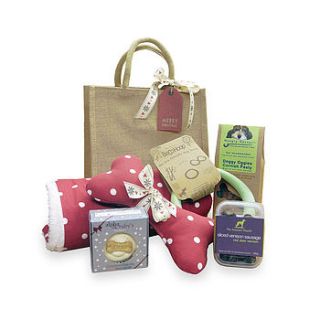 luxury christmas gift hamper for dogs by hugo & hennie