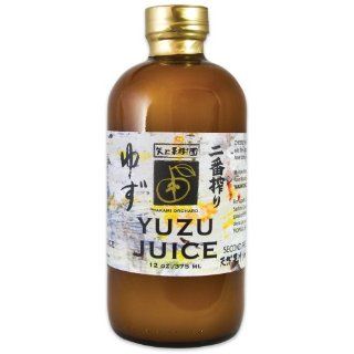 Yakami Orchard 100 % Pure Japanese Yuzu Juice 12 oz. / 375 ml  Fruit Juices  Grocery & Gourmet Food