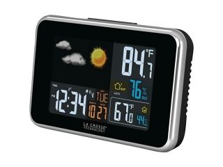 LA CROSSE TECHNOLOGY 308 145b Color Weather Station with Inside & Outside Temperature