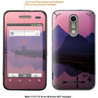 Protective Decal Skin Sticker for Metro PCS ZTE Score M case cover ZTEscoreM 368 Cell Phones & Accessories