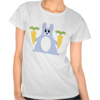 Bunny With Carrots T shirts