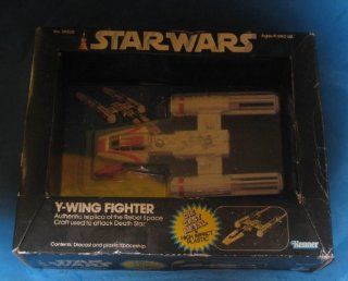 Kenner Vintage Star Wars   Die Cast Y Wing Fighter   White With Red Accents   Die Cast   Approx. 8 Inches Long   Features Removable Drive Pods and Bomb Toys & Games