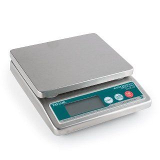 Taylor TE10CSW Stainless Steel 10 lb. Water Resistant Digital Portion Control Scale Digital Kitchen Scales Kitchen & Dining