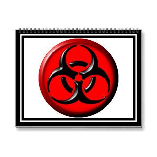 BioHazard Toxic   Red Calendars
