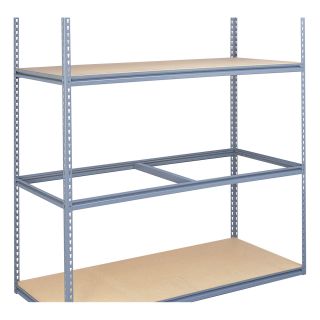 Tennsco Extra Storage Rack Shelf — 48in.W x 24in.D, Particleboard Shelf, Model# BU-4824PMG  Warehouse Style Storage Racks