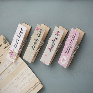 rosy magnetic memo clips by the contemporary home
