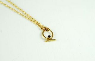 wishbone necklace with sapphire by julia ann davenport jewellery