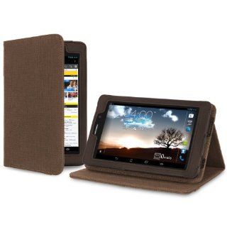Cover Up ASUS Fonepad ME371MG (7") Tablet Version Stand Natural Hemp Cover Case   Cocoa Brown Computers & Accessories