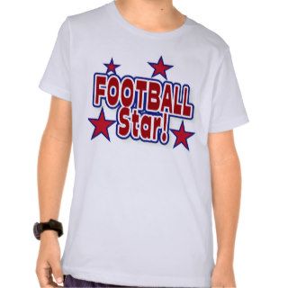 Football Star Red, White, and Blue Tshirt