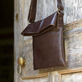 fair trade prisha leather bag by nkuku