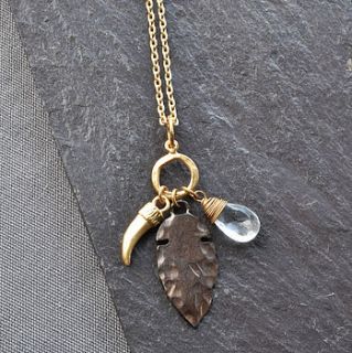 arrowhead necklace by martha jackson