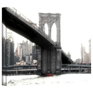 Art Wall NYC Brooklyn Bridge by Linda Parker Photographic Print on