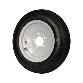 5-Hole High Speed Standard Rim Design Trailer Tire Assembly — 21.5 x 5.30 x 12  12in. High Speed Trailer Tires   Wheels