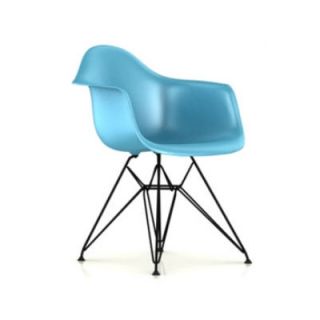 Herman Miller ® Eames DAR   Molded Plastic Arm Chair with Wire Base