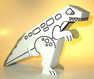 cardboard dinosaur kit by kind toys