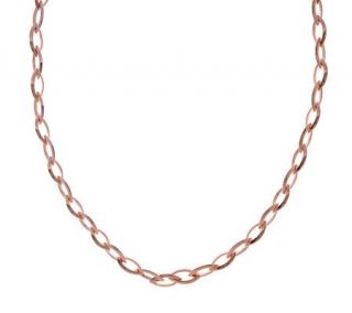 Bronzo Italia 36 Polished Marquise Link Necklace —