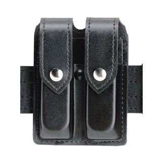 Safariland Brass Double Mag Pouch For Glock 20, 21 Black Basketweave 77 383 4B  Gun Magazine Pouches  Sports & Outdoors