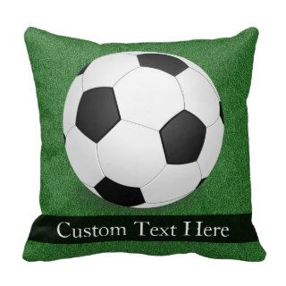 Personalized Soccer Ball Pillow