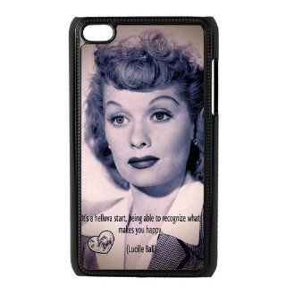 I Love Lucy Lucille Ball series plastic case for Ipod Touch 4   Players & Accessories