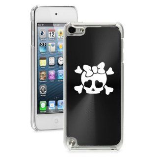 Apple iPod Touch 5th Generation Black 5B1199 hard back case cover Heart Skull Bow Cell Phones & Accessories