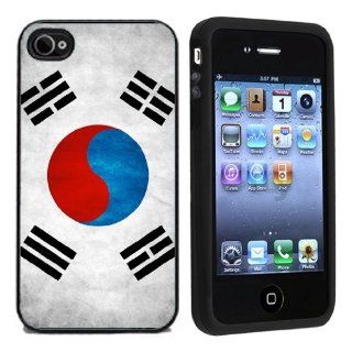 IP4 Grunge South Korea Flag iPhone 4 or 4s Case / Cover Verizon or At&T Cell Phones & Accessories
