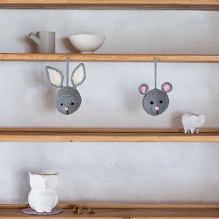 woodland animal personalised decorations by eka