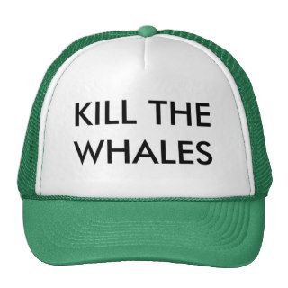KILL THE WHALES MESH HAT