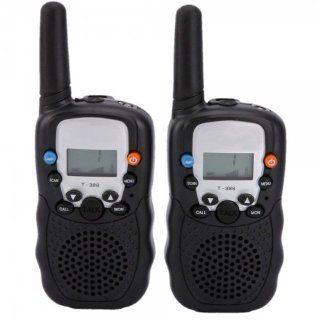 5km Handheld PMR Two way Radio Walkie Talkie T 388 (Pair)  Two Way Radio Batteries  GPS & Navigation