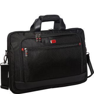 Mancini Leather Goods CompuCase Slim Laptop Briefcase
