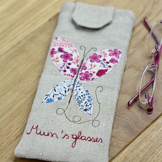 personalised glasses case butterfly by polkadots & blooms