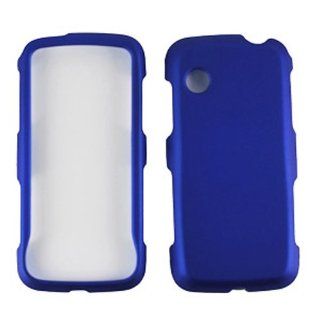 For At&t Lg Prime Gs390 Accessory   Blue Hard Protective Hard Case Cover Cell Phones & Accessories