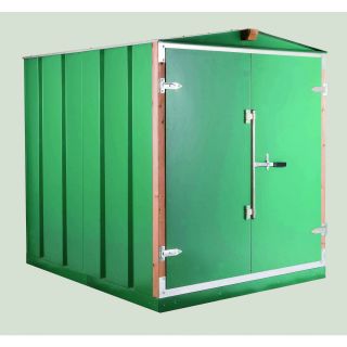 West Heavy-Duty Steel Storage Shed — 7.5ft. x 6.3ft., Forest Green, Model# 1352  Utility Sheds