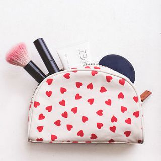 hearts make up bag by alphabet bags