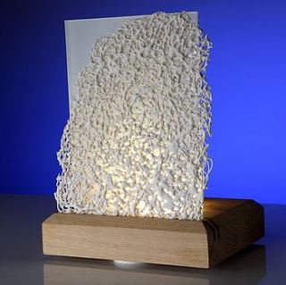 coral effect porcelain lamp by carys boyle ceramics