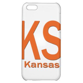 KS Kansas plain orange Case For iPhone 5C